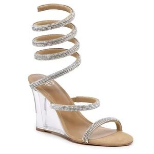 Wedge Clear Heels